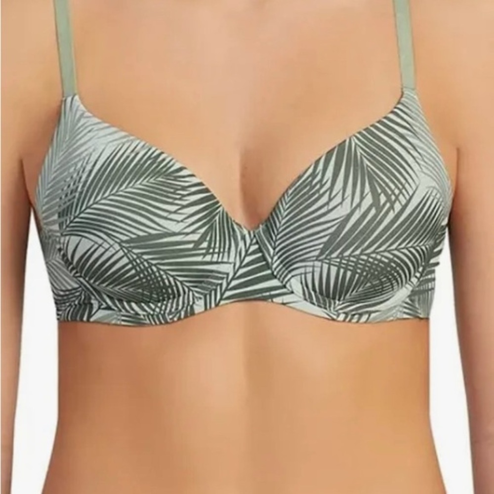 Kindly 32B Palm Leaf Underwire TShirt Bra
